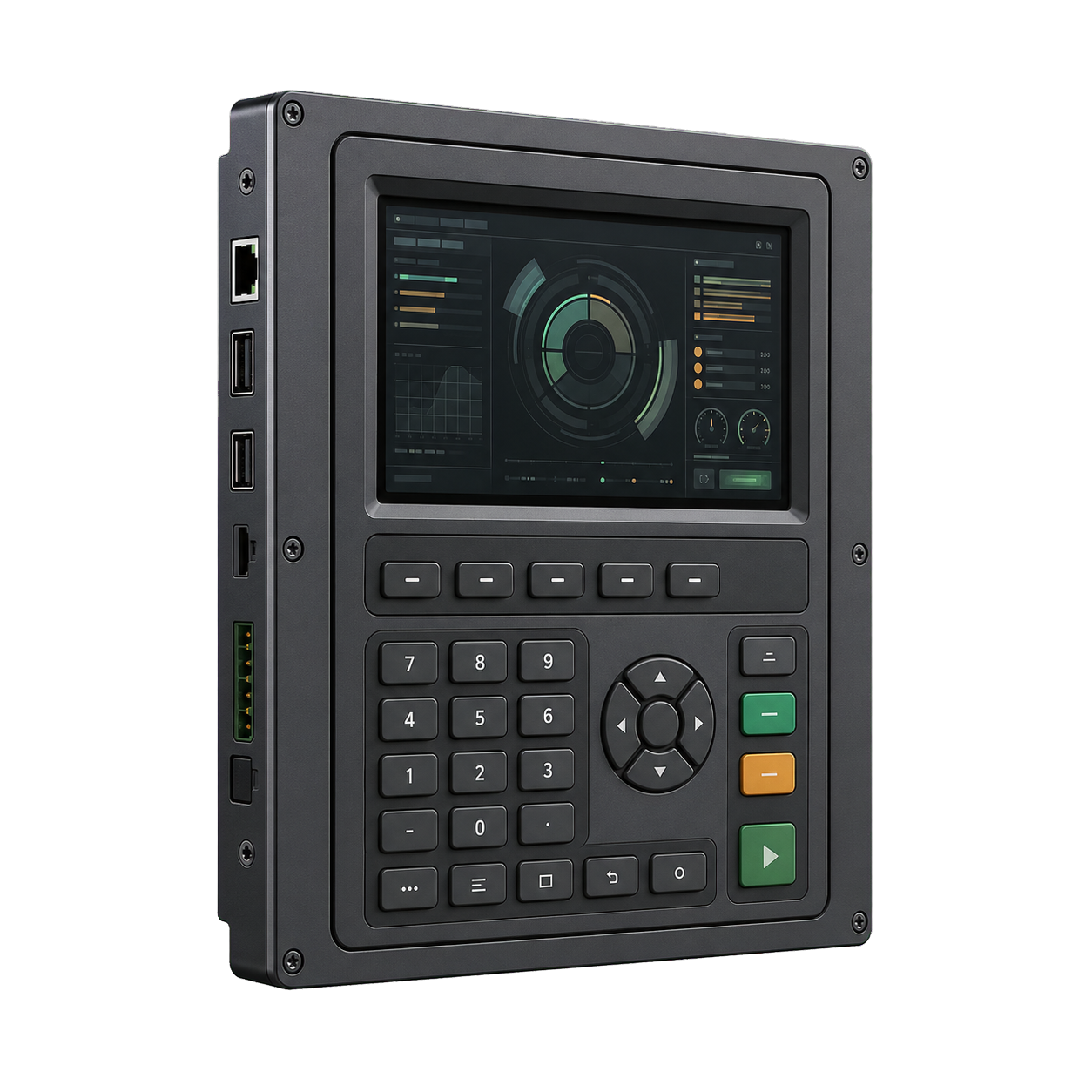 Original industrial HMI and keypad controller concept